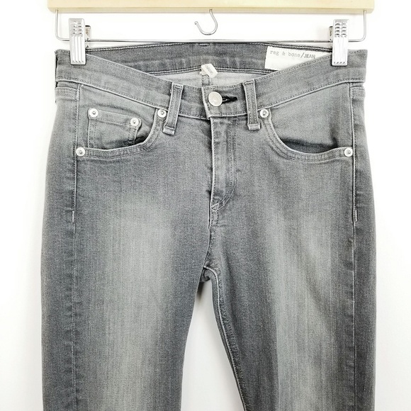 Rag & Bone Gray Buxton Skinny Jeans | 25 - Picture 3 of 7